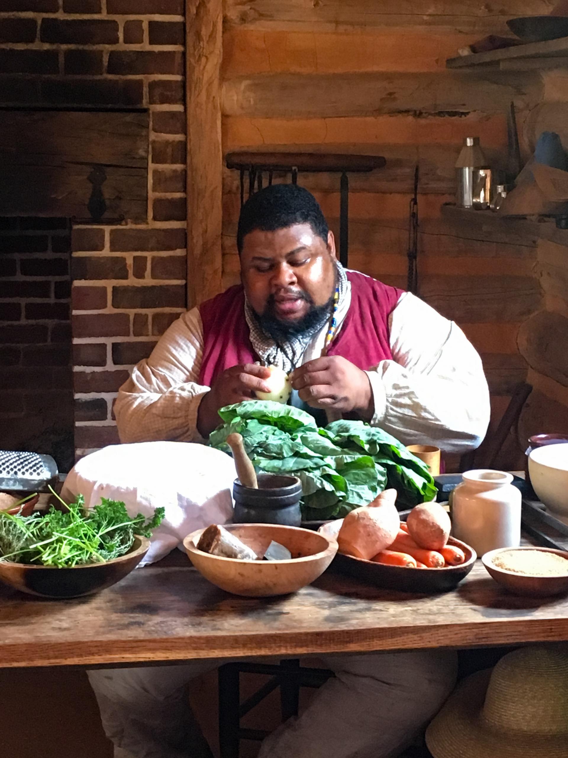 Michael W. Twitty at the American Revolution Museum at Yorktown